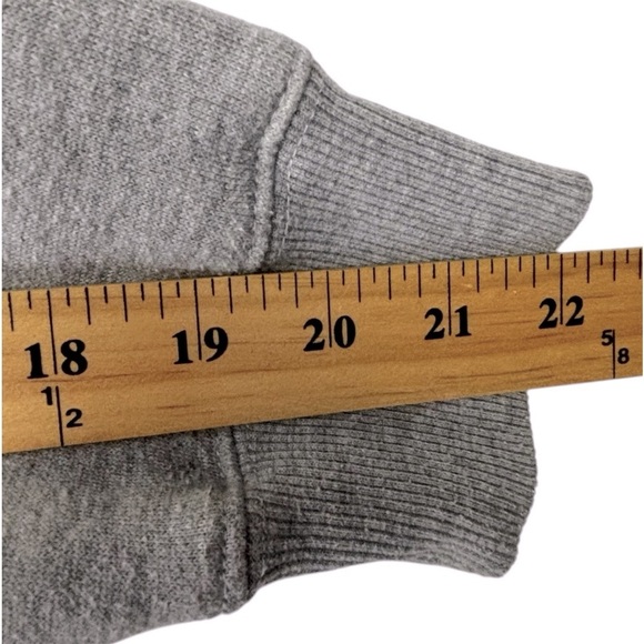 J America Men’s Hoodie Sweatshirt Tie Neck Front pocket Casual Size M - Picture 13 of 13